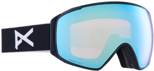 Anon M4S Toric Goggles + MFI Face Mask & Bonus Lens - black/perceive variable blue + cloudy pink lens - view large