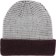 Coal Douglas Beanie - aubergine - reverse