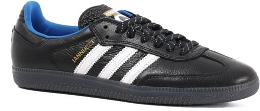 Adidas Samba ADV Skate Shoes - (gino iannucci)core black/footwear white/bluebird - view large