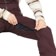 Volcom Women's Swift Bib Overall Pants (2023 Closeout) - black plum - vent zipper