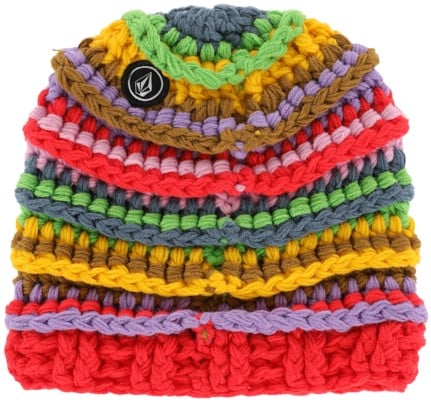 Volcom Rav Crochet Beanie - red - view large