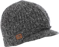 Coal Yukon Brim Beanie - black marl