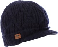 Coal Yukon Brim Beanie - navy