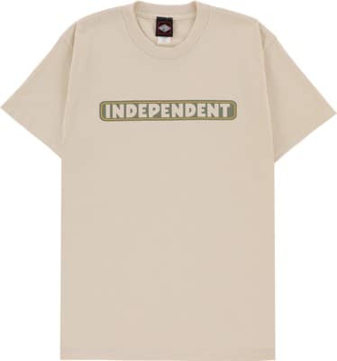 Independent Bar Logo T-Shirt - cream/green/yellow - view large