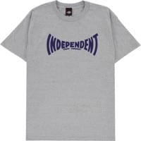 Independent Span T-Shirt - heather grey/navy