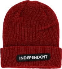 Independent B/C Groundwork Beanie - red
