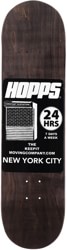 Hopps 24HRS 8.25 Skateboard Deck - black