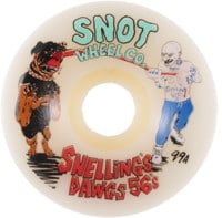 Snot Snellings Dogs Skateboard Wheels - white (99a)