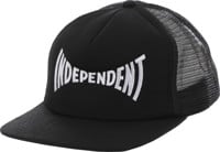 Independent Span Trucker Hat - black