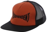 Independent Span Trucker Hat - brown/black