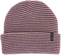 Autumn Select Stripe Beanie - khaki/purple