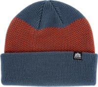 Autumn Birdseye Beanie - slate blue