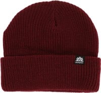 Autumn Simple Beanie - burgundy