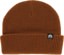 Autumn Simple Beanie - work brown