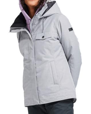 Roxy Women's Billie Insulated Jacket - heather grey - view large