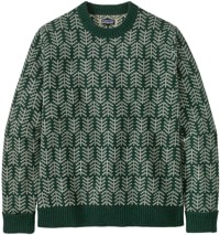 Patagonia Recycled Wool Sweater - pine knit: northern green