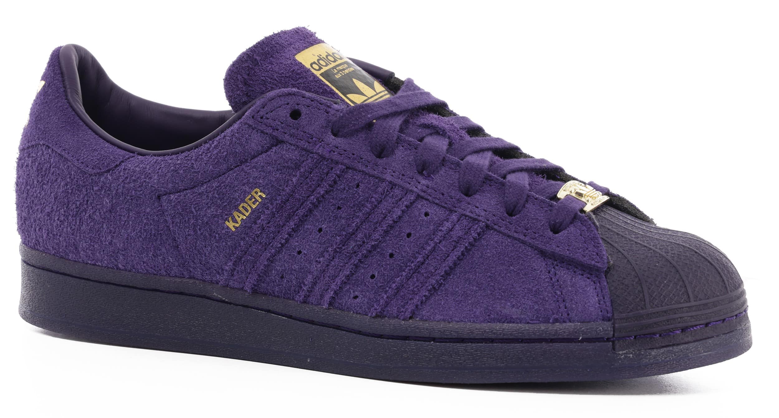 Adidas Superstar ADV Skate Shoes - (kader sylla) dark purple/dark