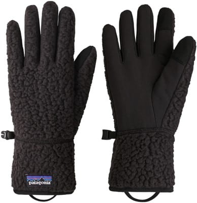 Patagonia Retro Pile Gloves - black - view large