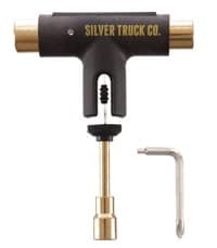 Silver Skate Tool - brown/gold