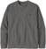 Patagonia Regenerative Organic Certified Cotton Crewneck Crew Sweatshirt - noble grey