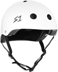 S-One Lifer Dual Certified Multi-Impact Skate Helmet - white gloss