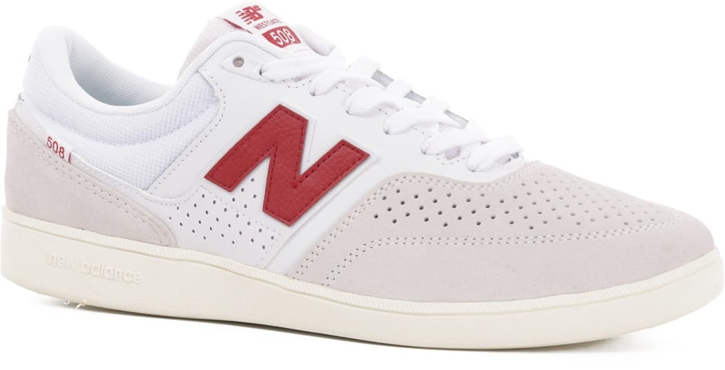 New Balance Numeric 508 Brandon Westgate Skate Shoes white/red Tactics
