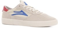 Lakai Cambridge Skate Shoes - cream/blue suede