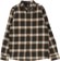 Volcom Caden Plaid Flannel Shirt - rinsed black