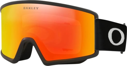 Oakley Target Line L Goggles + Bonus Lens - matte black/fire iridium + persimmon lens - view large
