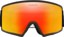 Oakley Target Line L Goggles + Bonus Lens - matte black/fire iridium + persimmon lens - front