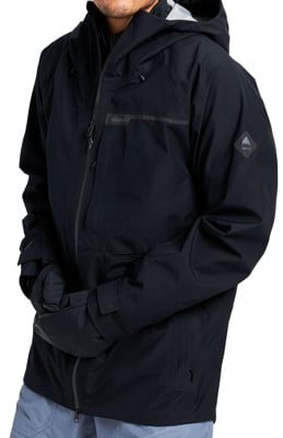 burton treeline gore-tex 3l insulated jacket - true black l