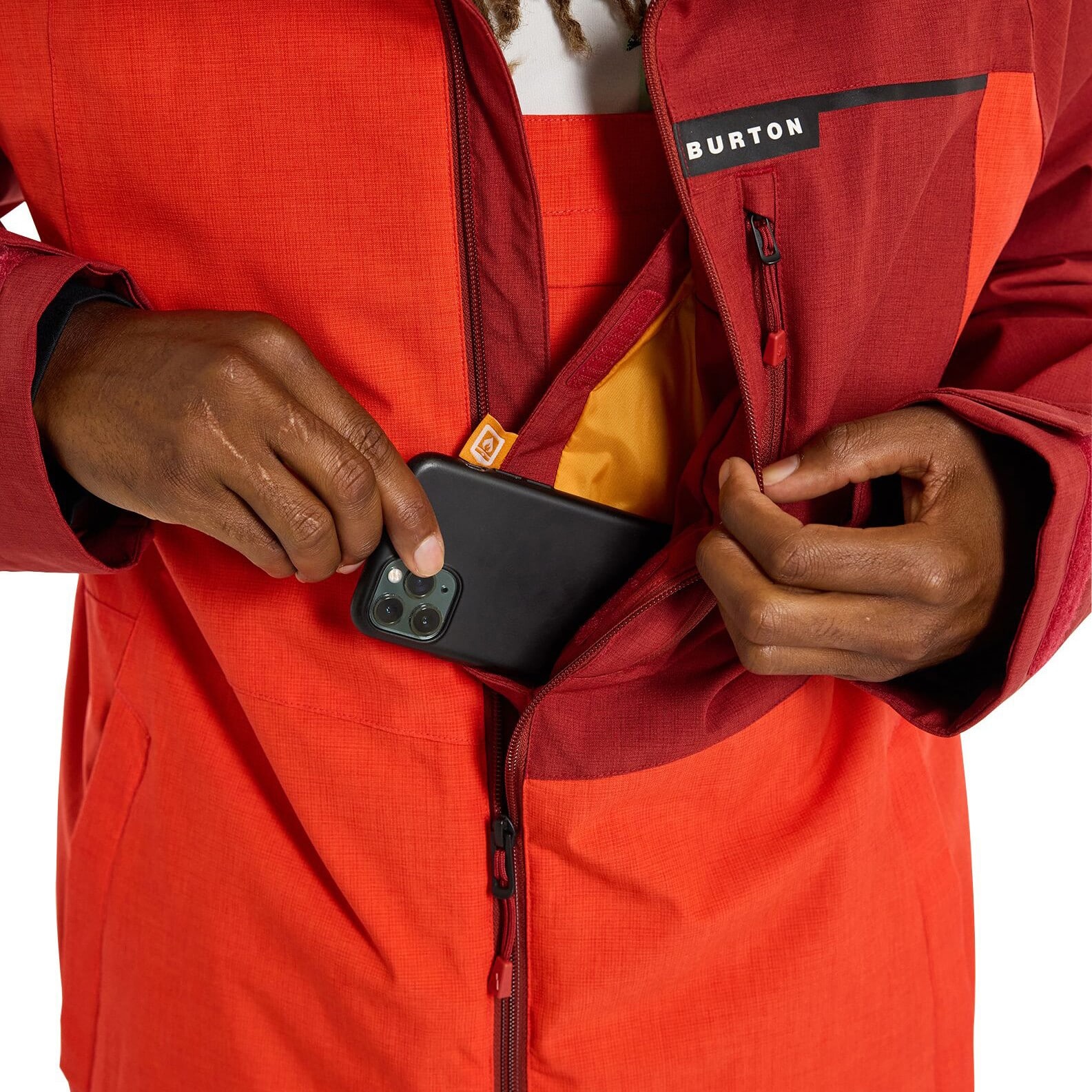 Burton Lodgepole 2L Insulated Jacket - sun dried tomato/tomato | Tactics