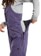 Burton Women's Reserve Stretch 2L Bib Pants (Closeout) - violet halo - zipper detail