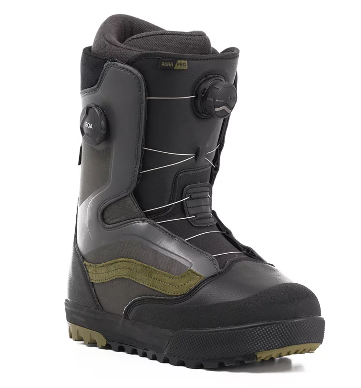 Vans Aura Pro Snowboard Boots 2023 - black/charcoal - Free Shipping | Tactics Vans Aura Pro Snowboard Boots 2023 - black/charcoal - Free Shipping | Tactics