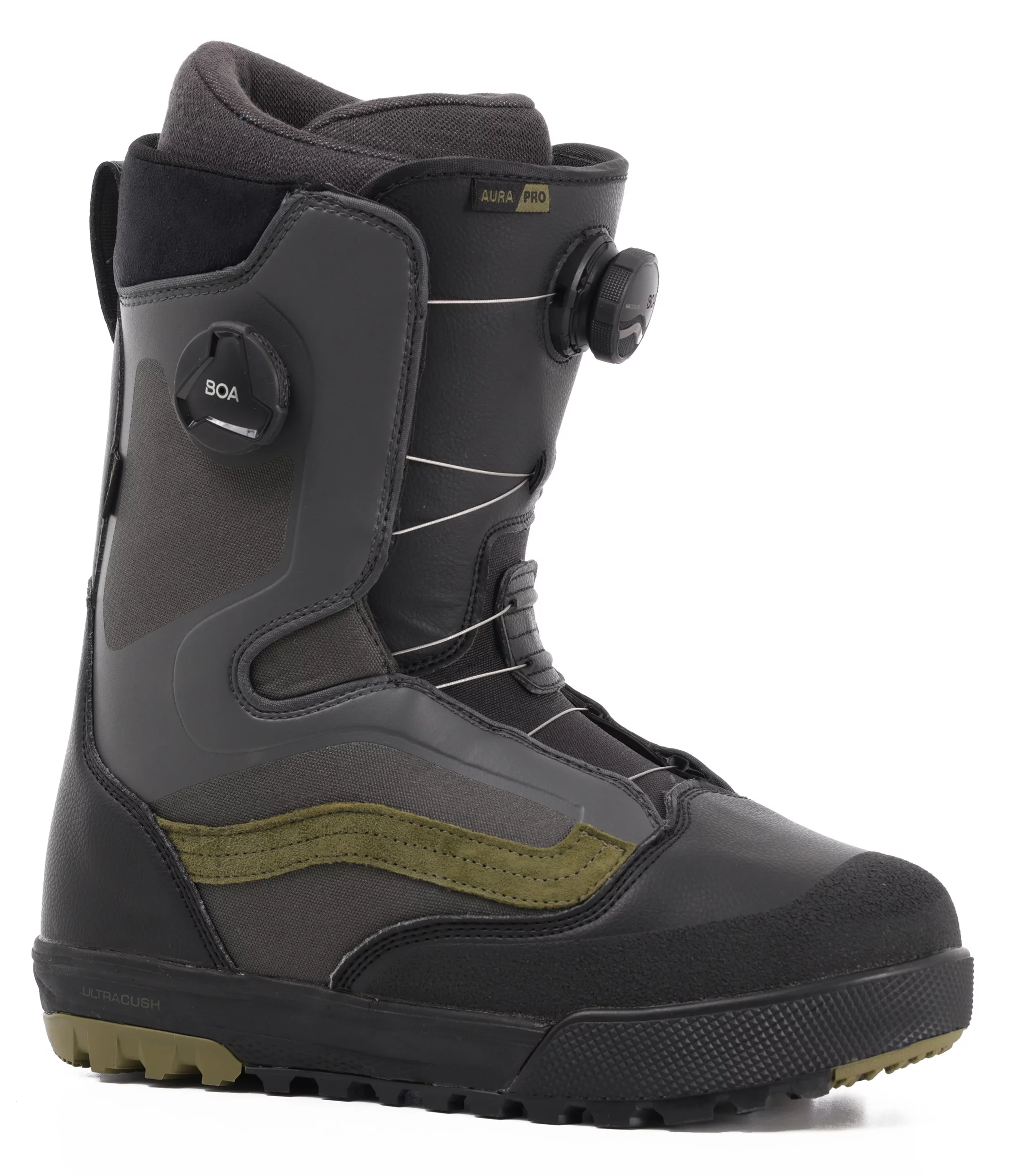 Vans Aura Pro Snowboard Boots 2023 - black/charcoal - Free Shipping |  Tactics