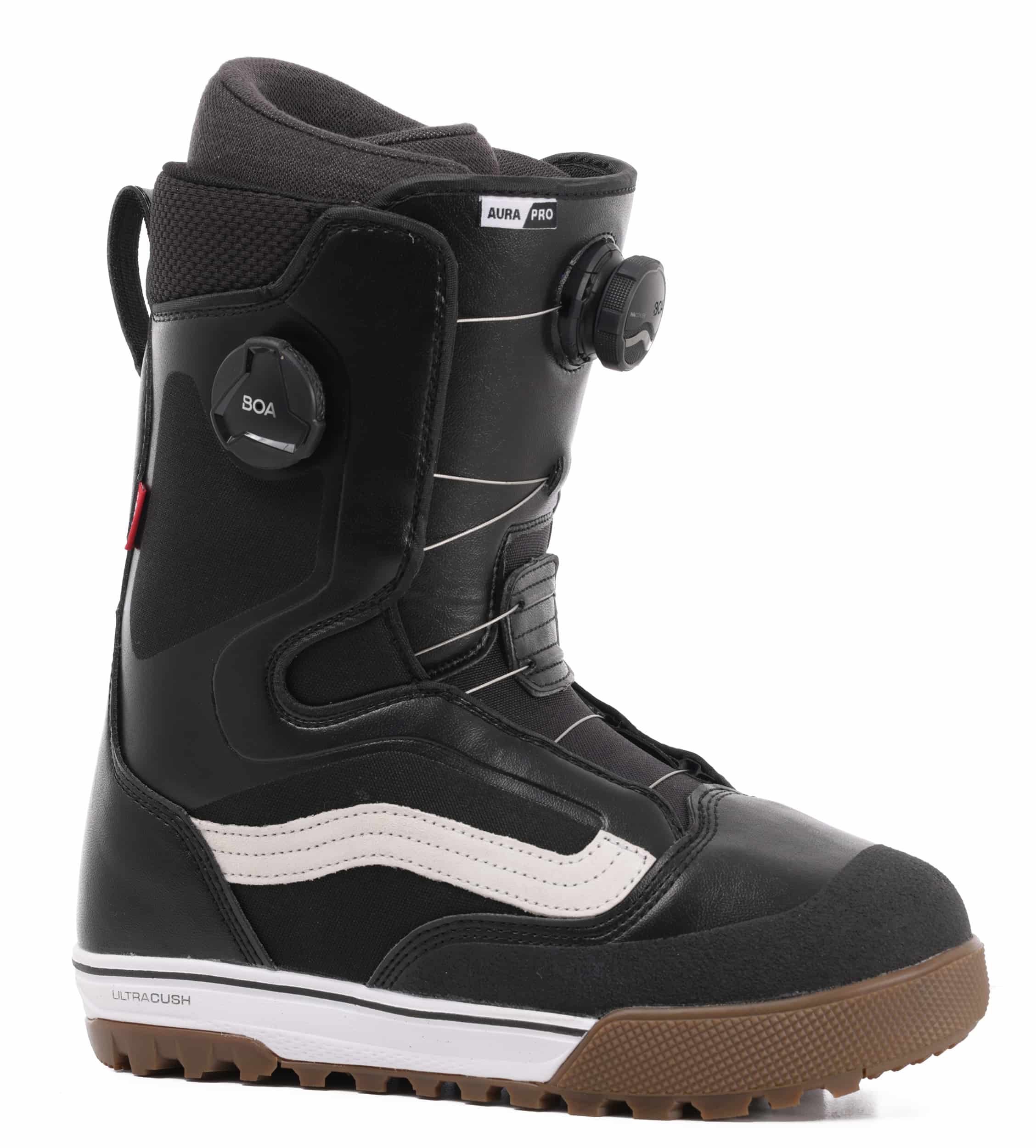 Vans Aura Pro Snowboard Boots 2023 black/white Free Shipping Tactics