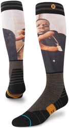 Stance Performance Mid Cushion Merino Wool Snowboard Socks - (biggie) king of ny