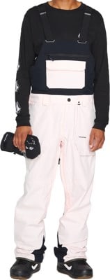 Volcom Roan Bib Overall Pants (Closeout) - party pink - view large