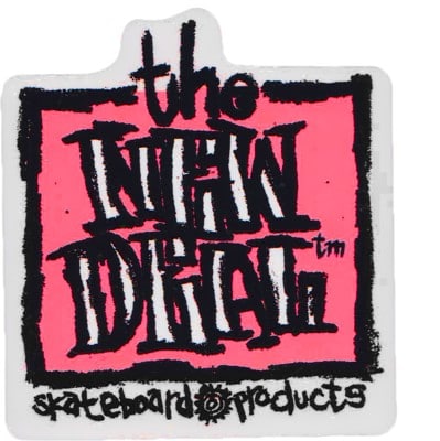 Heritage OG Napkin Logo Sticker - pink - view large