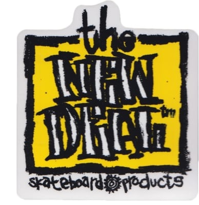 Heritage OG Napkin Logo Sticker - yellow - view large