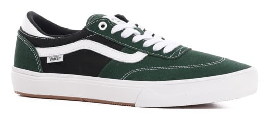 Vans Gilbert Crockett Pro Skate Shoes - dark green/white - view large