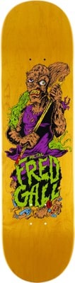 Metal Fred Gall Toxic Avenger 8.25 Skateboard Deck - yellow - view large