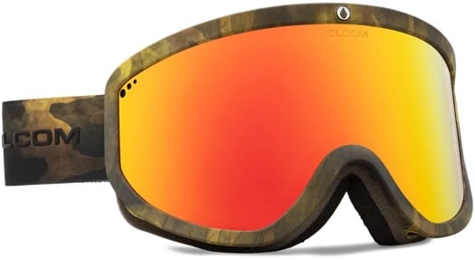 Volcom Footprints Goggles - camo/red chrome lens - view large
