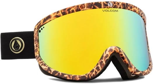 Volcom Footprints Goggles - giraffe-black/gold chrome lens - view large