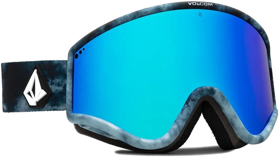 Volcom Yae Goggles - lagoon tie-dye/blue chrome lens | Tactics