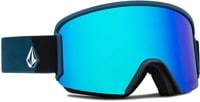 Volcom Garden Goggles - slate blue/blue chrome lens