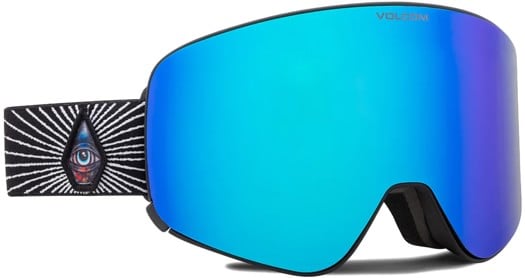 Volcom Odyssey Goggles - (jamie lynn) black/blue chrome lens - view large