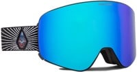 Volcom Odyssey Goggles - (jamie lynn) black/blue chrome lens