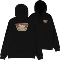 Brixton Linwood Hoodie - black/bison