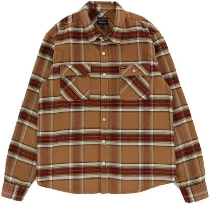 Brixton Bowery Flannel - light brown/burnt henna - view large